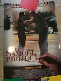 The Samuel project plastic poster