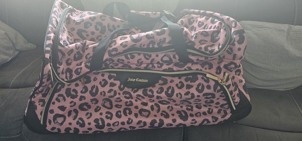 Extra LARGE Juicy Couture Rolling Duffle Bag