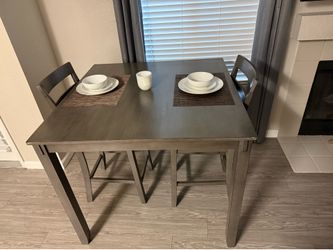 Grey kitchen table