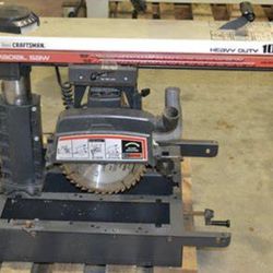 Craftsman Radial Arm Saw 10in