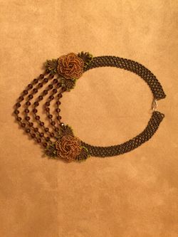 Brand new handmade beads necklace