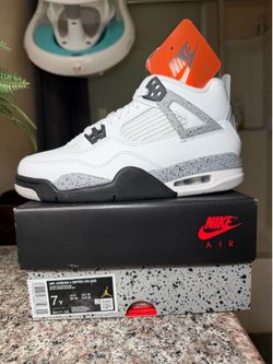 Jordan 4 White Cement 7y