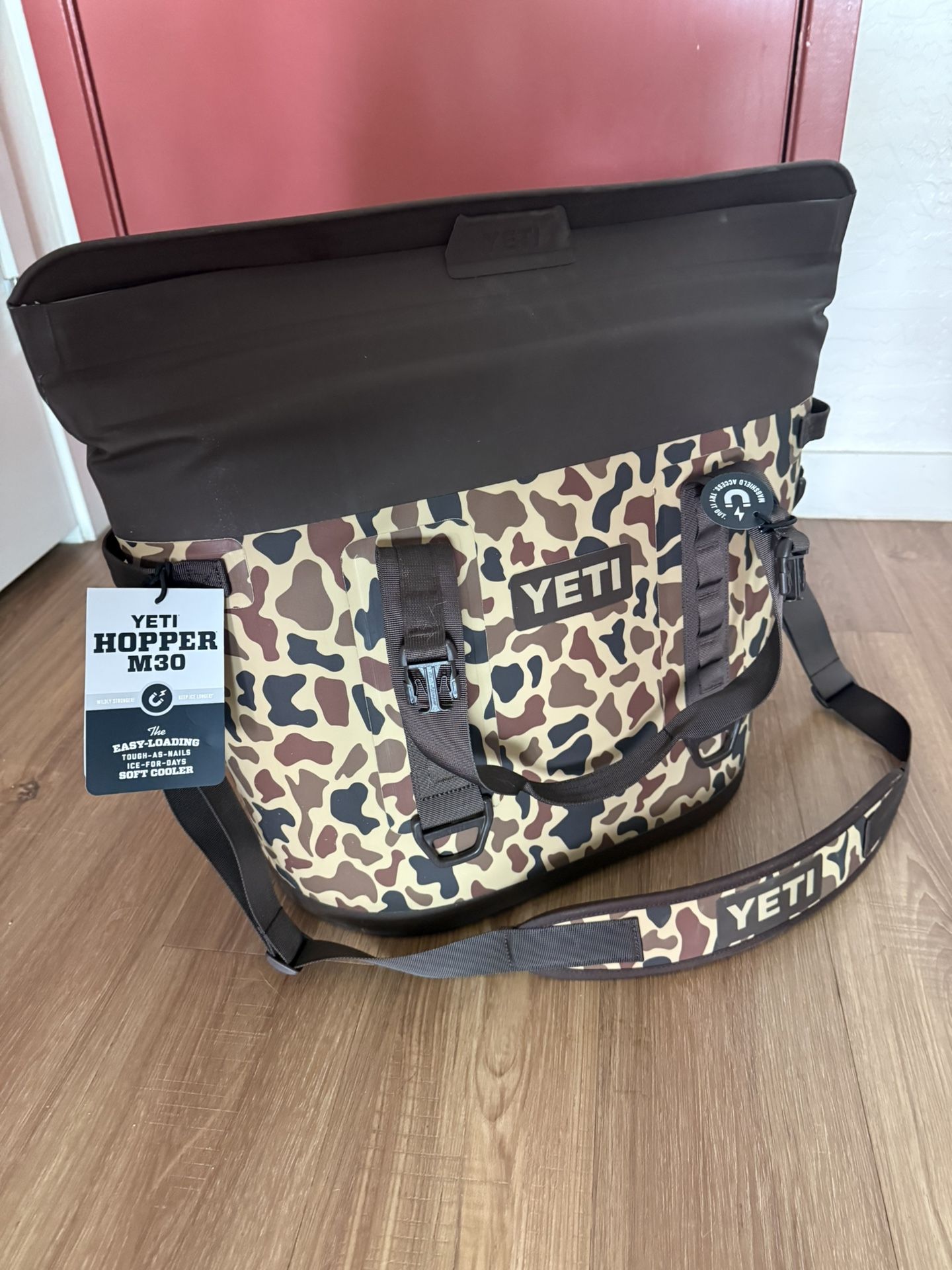 YETI HOPPER M30 TOTE SOFT COOLER WETLANDS CAMO