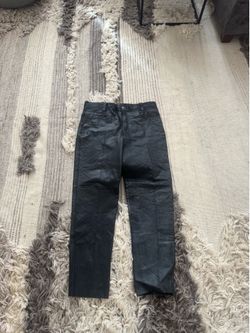 Leather Pants Black