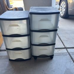 3 Drawer Storage Bins
