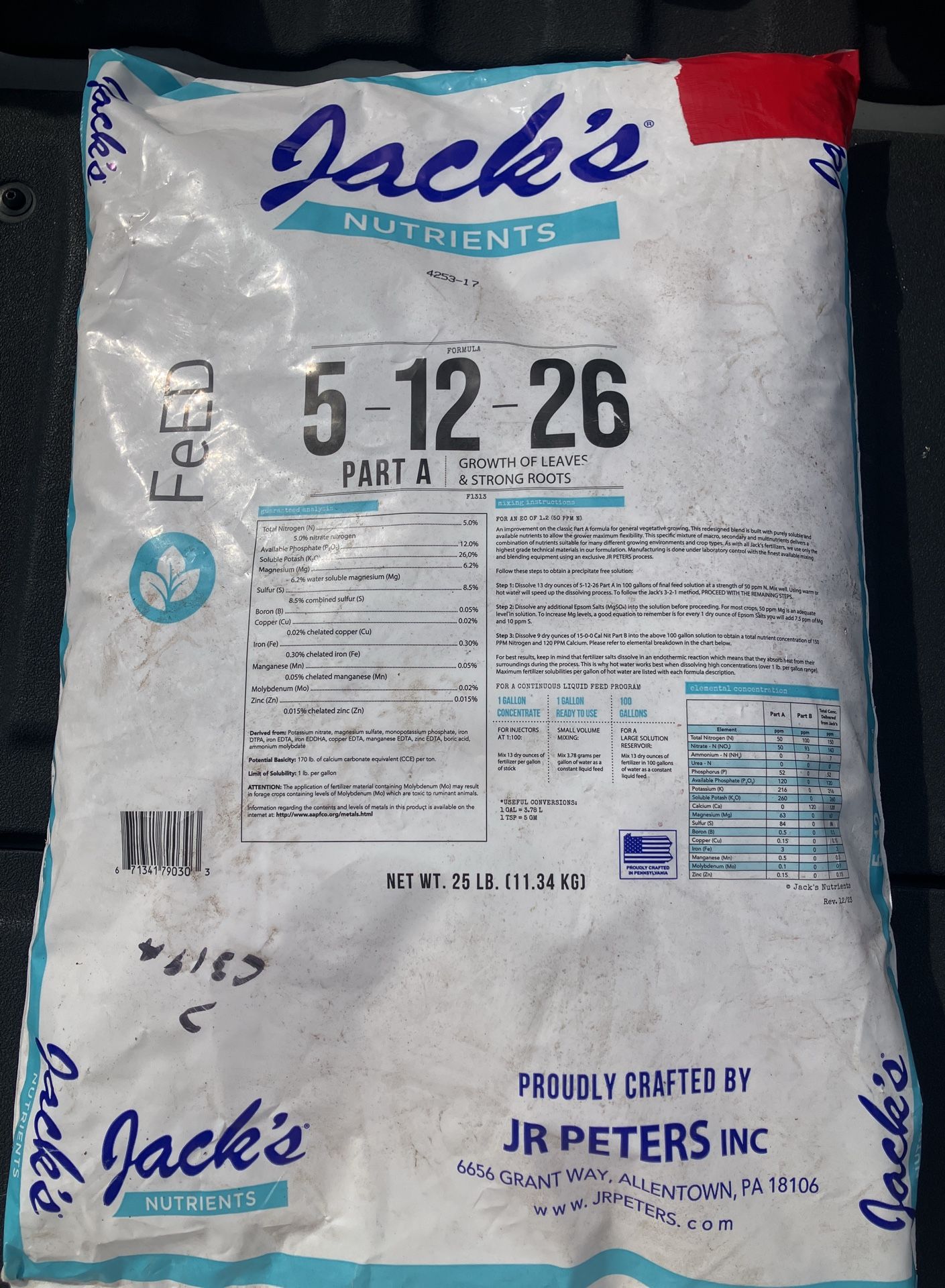 Jacks Fertilizer