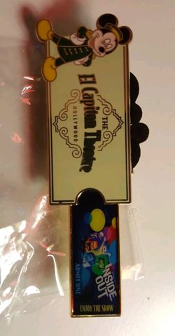 Elcapitan Inside Out VIP ticket pin