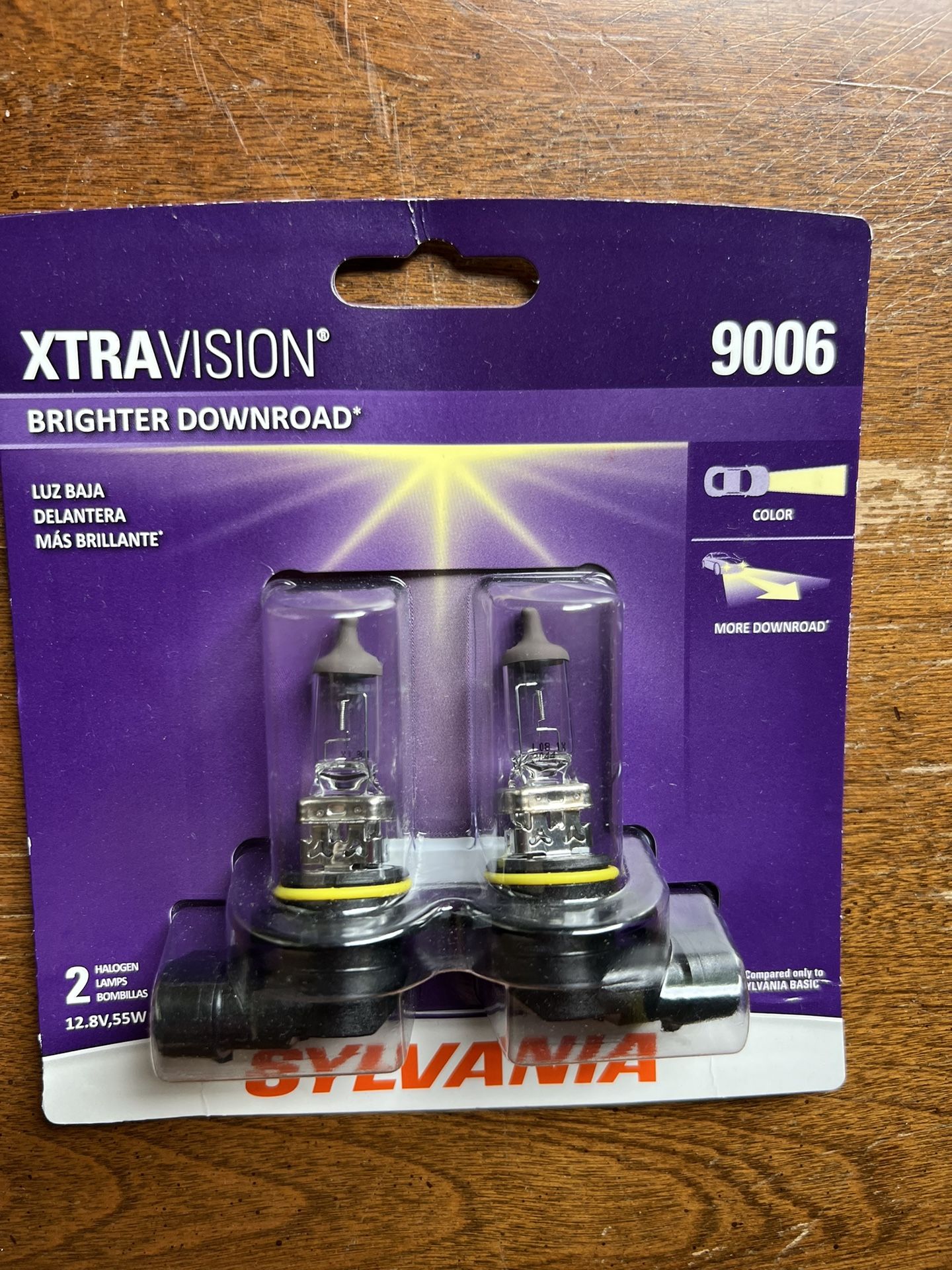 SYLVANIA 9006 XtraVision, Halogen Headlight (2 bulbs)