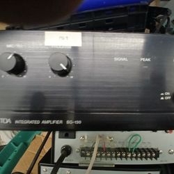 4 High Voltage Amps Plus Four 70 Voltt High Voltage Speakers