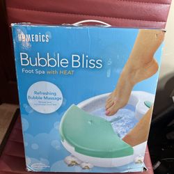 HoMedics Bubble Bliss Foot Spa With Heat Bubble Massage