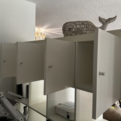 Bookshelves With 5 Removable Door Boxes 