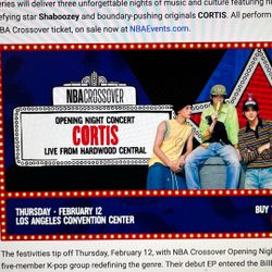 nba All Star Weekend Cross Over Concert / Cortis Korean Concert