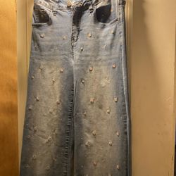 Teen Flower Jeans