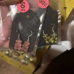 gummy bear earrings