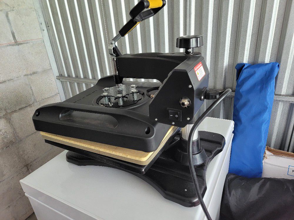 Heat Press Machine, 12X15 Inches, 360 Swing Away Digital Sublimation T-Shirt Transfer Printer - Hat, Mug, Plate