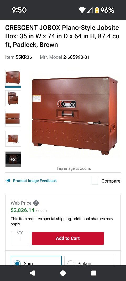 Huge Industrial Job Box Toolbox Upgraded With Industrial Casters Originally Over $3000
