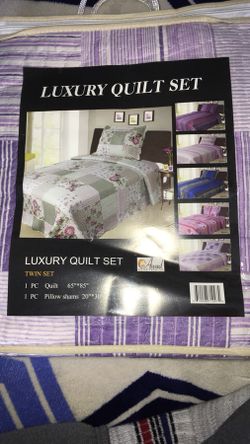 Luxury quilt set