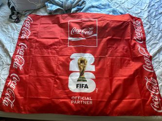 FIFA World Cup 2026 Coca Cola flag/poncho
