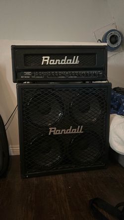 Randall amp cabinet and head