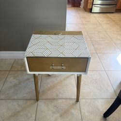 Refurbished Nightstand with charging station