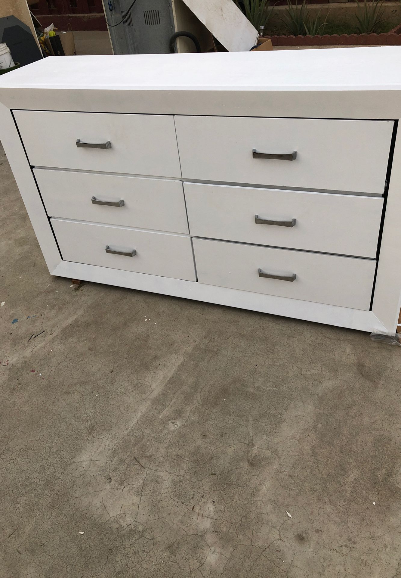 White dresser