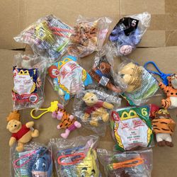 New 16 McDonald’s Winnie The Pooh Backpack Clips Toys 1(contact info removed) 2002