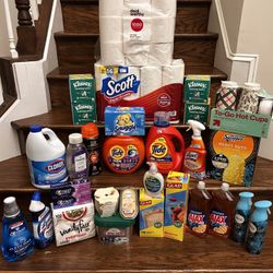 Household Tide Scott Laundry Cleaning bundle