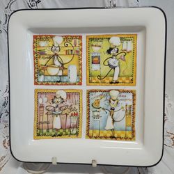 Chef Kitty Ceramic Platter