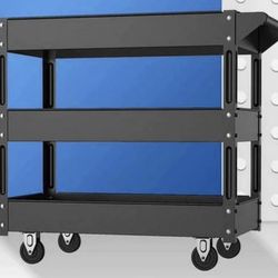 Steel 3-Shelf Multipurpose Utility/Tool Cart For Sale $49.00 50%+ OFF Retail $99.99 NEW & ASSEMBLED