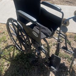 Wheelchair w/ Leg Pedals 