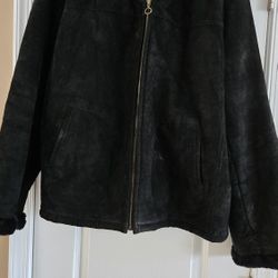Black Genuine Suede Jacket