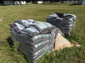 Brown Rubber Mulch Bags