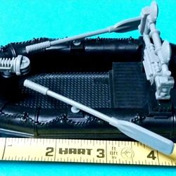 U.S. NAVY Raft Action Figure 3.75 in Vehicle Toy Military Soldier