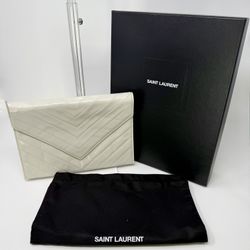 YSL Clutch With Dust Bag And Box