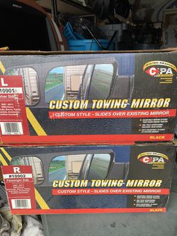 Custom towing mirrors