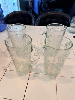 Glass pitchers