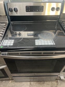 Ge stainless steel glasstop stove    -free delivery /120 day warranty