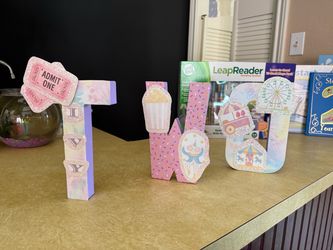 Handmade 3D Letters