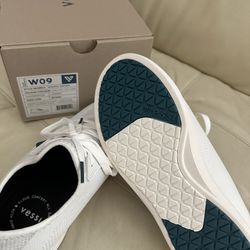 Vessi, Weekend Sneaker, White, Women Size 9, Waterproof