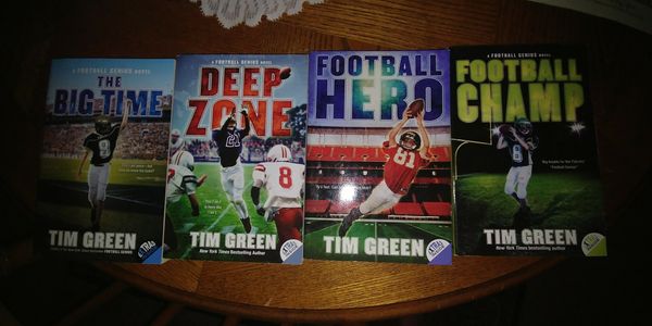 4 Football Genius Novel Books By Tim Green For Sale In - 