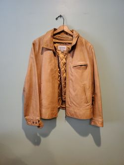Women's Short Tan Leather Jacket Wilson's Leather Co.