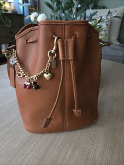 Vintage Coach Nicholas Drawstring Bucket Bag