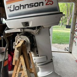 25hp Johnson Outboard Motor 2 Stroke 