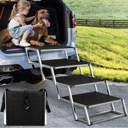 Dog Ramp for Car, Extra Wide Dog Car Stair for Large Dogs ($125 or BEST OFFER)