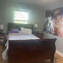 Solid Cherry Full Sized Bed Frame