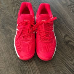 ASICS Court Shoes – Hot Pink – Size 6