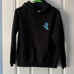 Santa Cruz Black Hoodie Kids Size Large