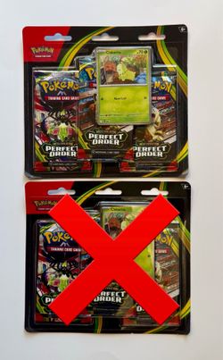 Perfect Order 3 Pack Blister [Chikorita]