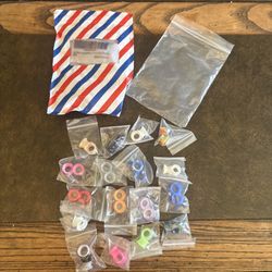 Lot Of 17 Pairs THICK TUNNELS-Silicone Ear Skins-Ear Gauges-Soft Ear plugs 10mm