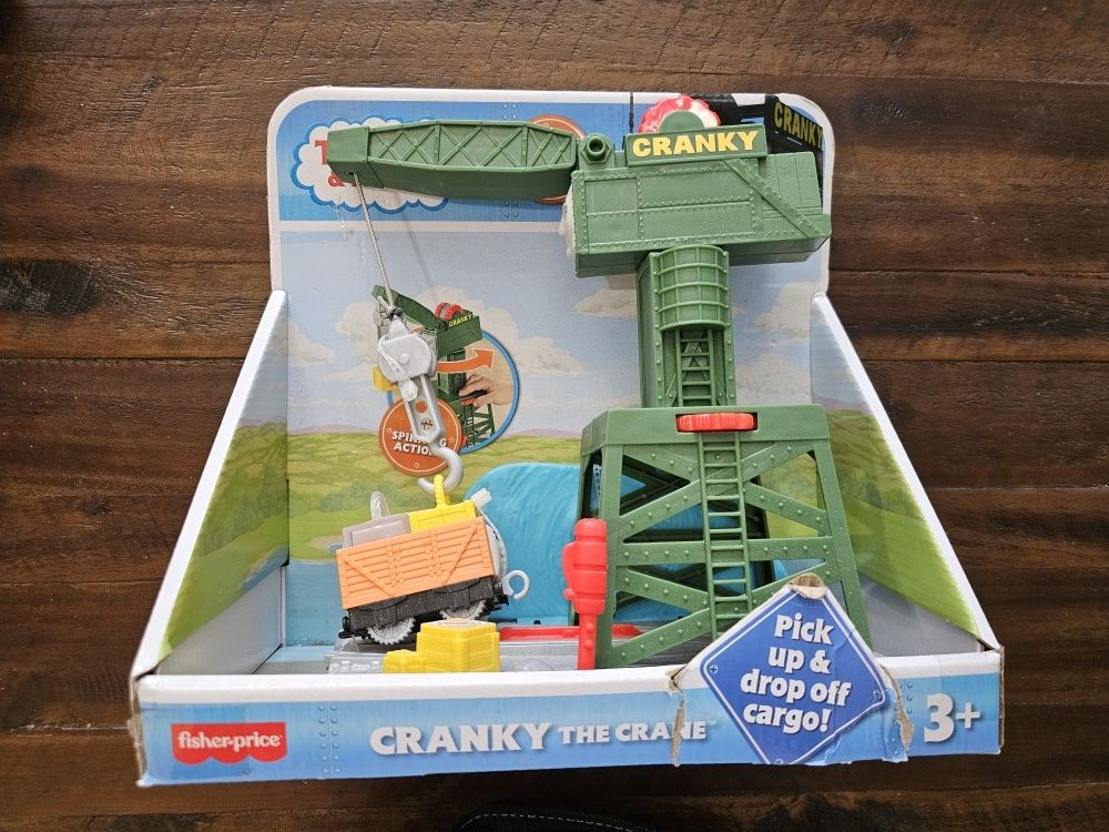 Thomas & Friends Cranky the Crane Playset for Preschool Kids Ages 3 Years and Older